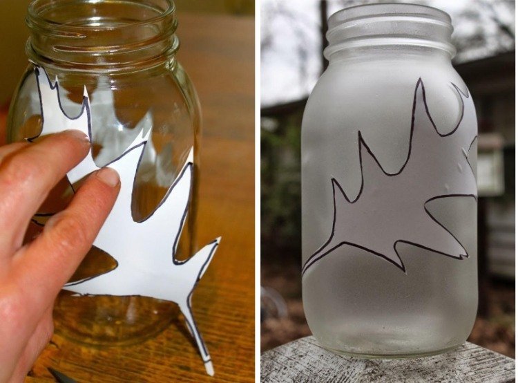 Lampióny na záhradnú párty optika téglika s rozprašovačom v spreji na farbu a mlieko