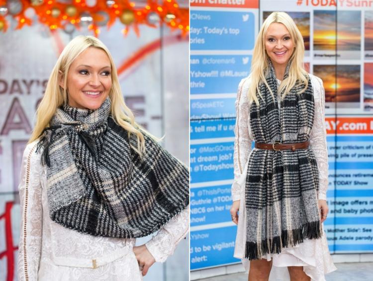 Na zavinutie šatiek použite brošne a opasky