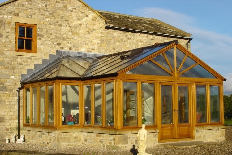 Vybudujte si vlastnú zimnú záhradu z drevených koncov-vonkajších domov-prírodného kameňa-dvora-terasových dverí