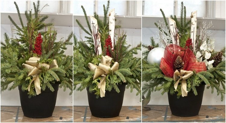 Urobte si vianočné úpravy vonku