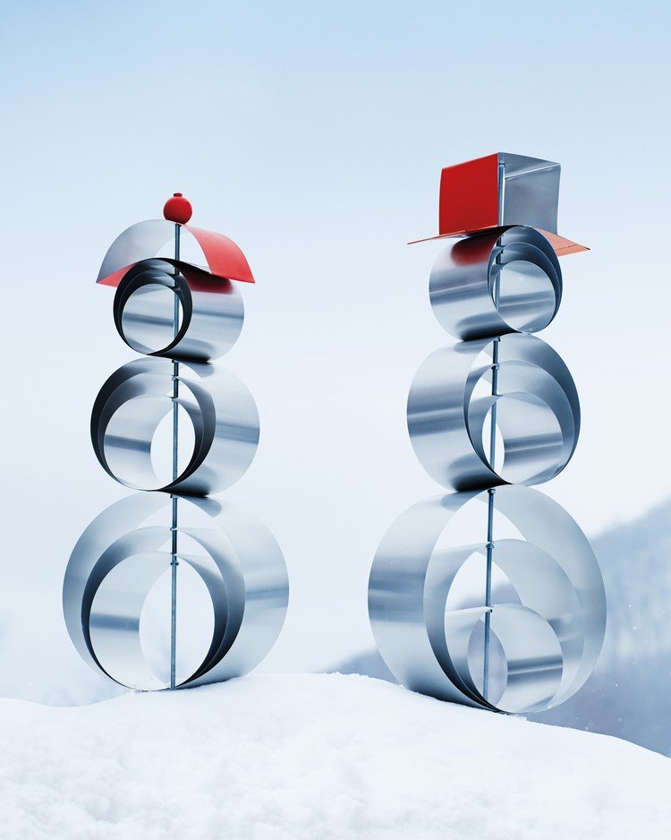 Postavte si v januári vlastnú výzdobu snehuliaka vonku