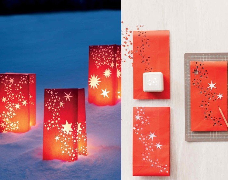 Vyrobte si vlastnú papierovú lampiónovú dekoráciu vonku od januára do marca