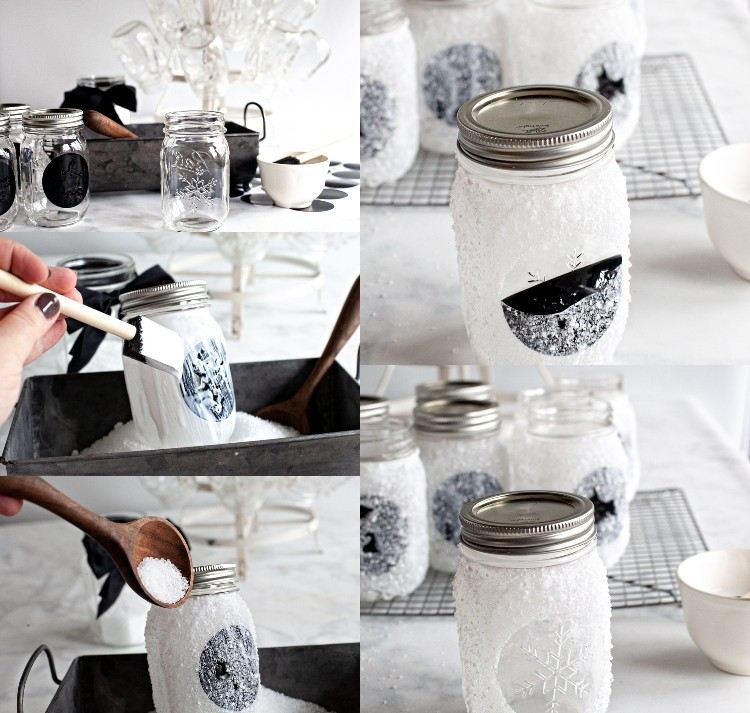 Tinker lampáš s umelým snehom a zimnými motívmi