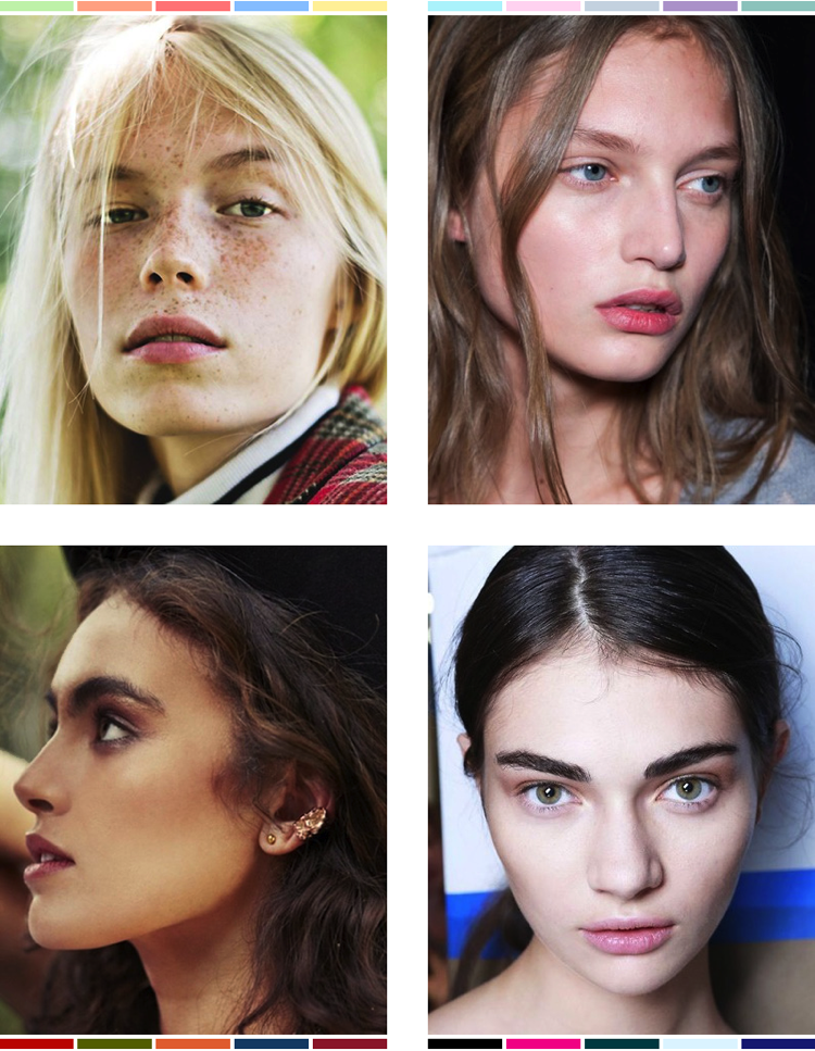 farby zimného typu farebný typ určiť tipy test