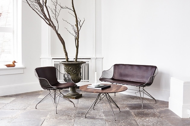 Nábytok do obývačky vyrobený z odolných materiálov-dizajn kresla Wire Collection Interiérový a záhradný nábytok-z-odolných-materiálov-Kolekcia drôtov-Dizajn