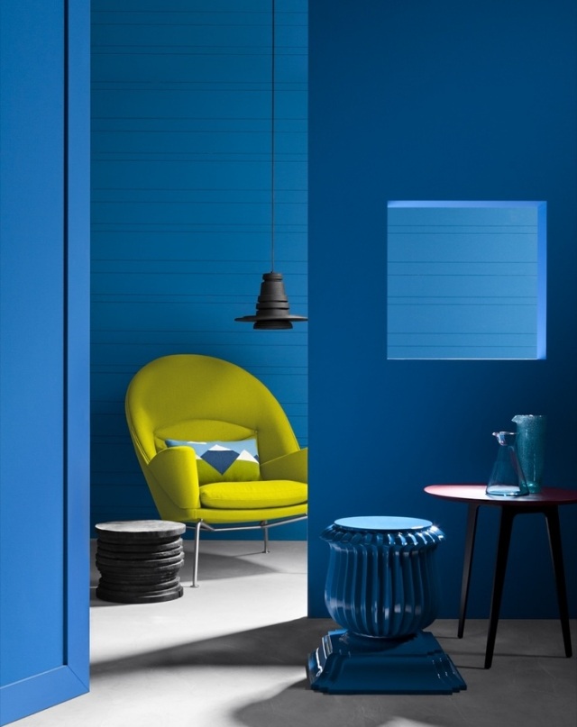 Vplyv farieb-dizajnu miestnosti-s modrou farbou