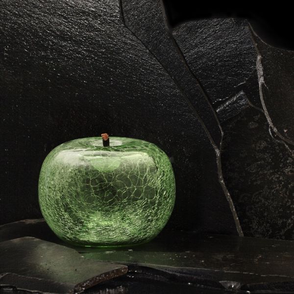 zbierka kameňa zo zeleného skleneného jablkového býka zelené sklo apple bull stone 2013 trendy