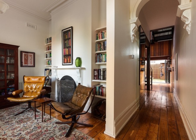 interiér retro obytný dom navrhnúť dve budovy návrh interiéru dvoch budov