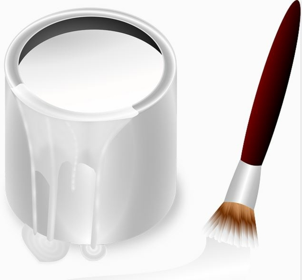 Vyberte farbu steny, vymaľujte a nechajte uschnúť zvoľte použiť nechajte zaschnúť bielu