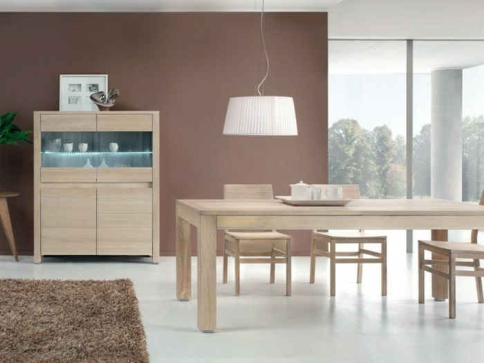 Moderný vidiecky štýl svetlého brezového dreva