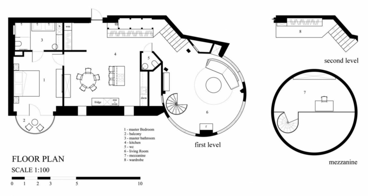 nápady na bývanie-čierny-pôdorys-byt-ukrajina-interiérové ​​zariadenie-štýlové