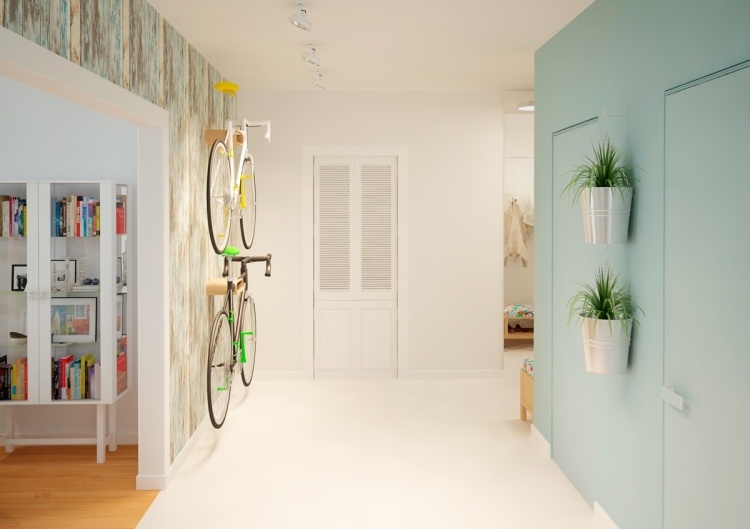 inšpirácia-obývačka-chodba-dizajn-mäta zeleno-biela