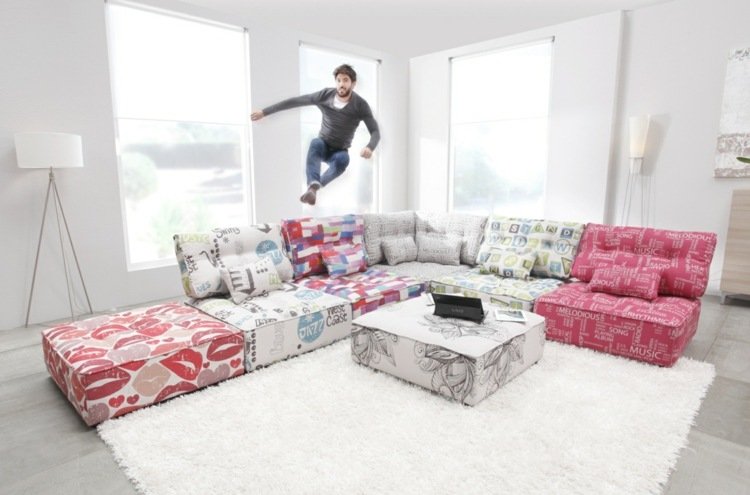 Živá krajina s modernou potlačou do obývačky Živá krajina Funkcia postele Čalúnenie potlač moderné