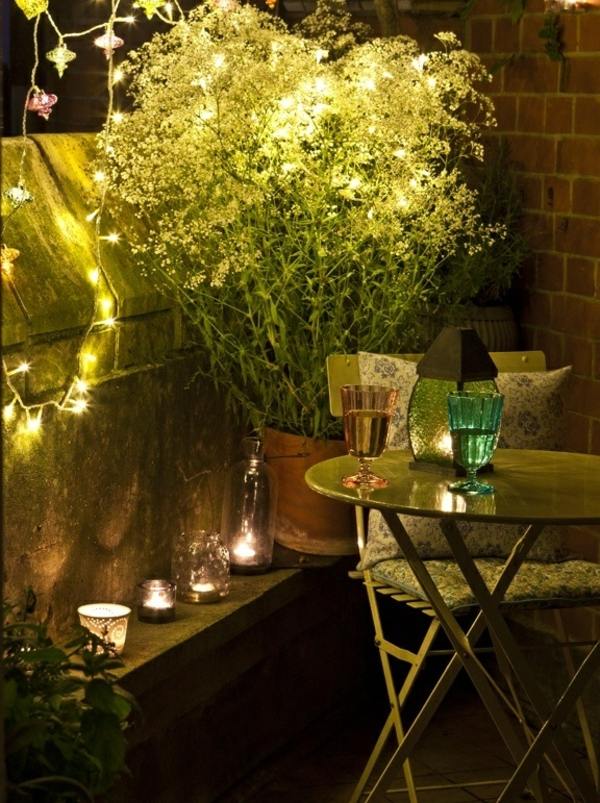 Osvetlenie nápadov na dekoráciu balkónových lampášov