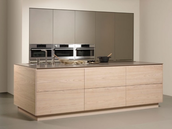 Kuchynský lakovaný nápad na ostrovný blok v kuchyni