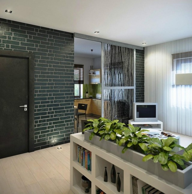 1-izbový rozdeľovač na zariadenie skla-posuvné dvere