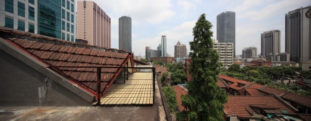 byt s najvyšším poschodím aktuálne zrekonštruovaný strešná terasa prechod