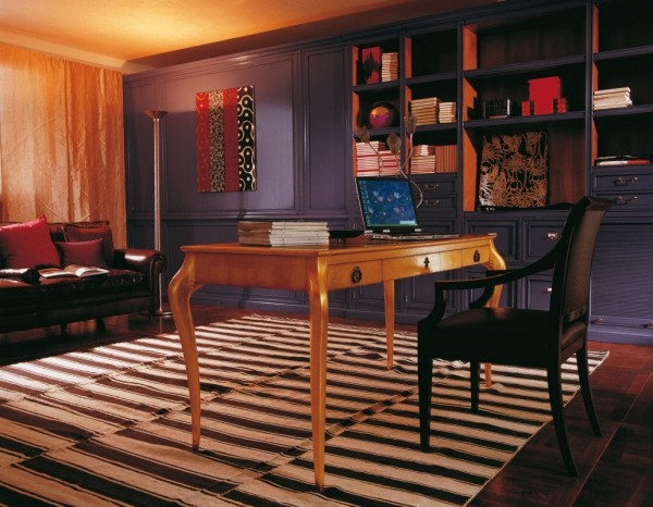 interiérový dizajn interiéru čiernobielych kobercov