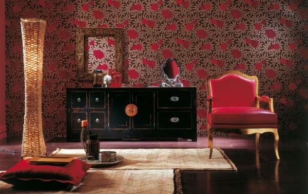 Tapeta na stenu-kvetinový vzor