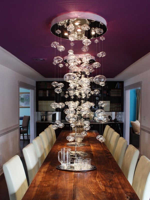 Prívesná lampa na rekonštrukciu jedálne