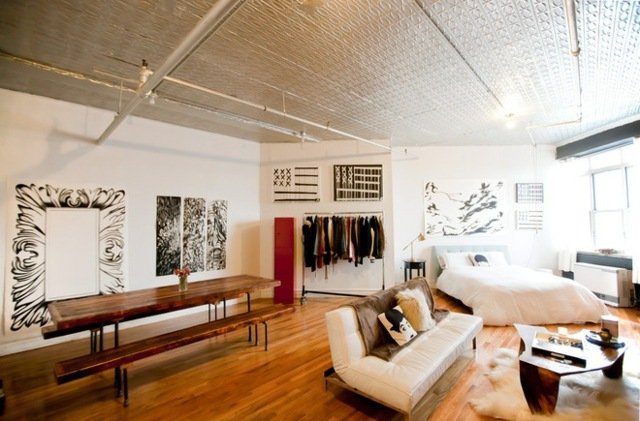 Nápady, drevený jedálenský kút, lavica, rozkladacia pohovka, manželská posteľ