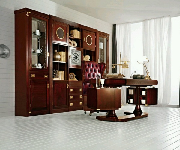 Študijno-kancelárska-kožená-stolička-tmavá-skriňa