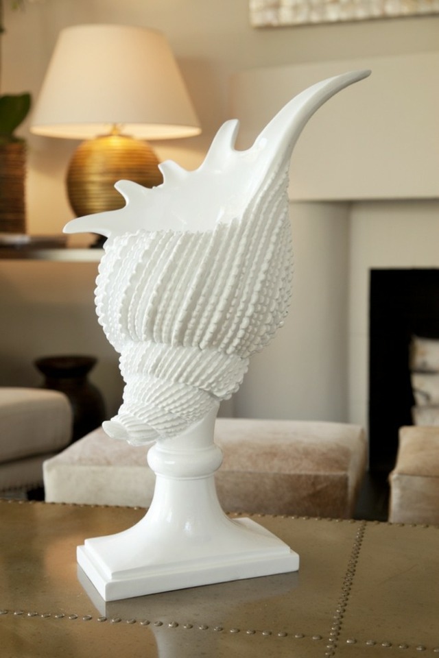 Námorné bytové doplnky majú klasický dizajn Domáce doplnky škrupiny klasický dizajn nápady