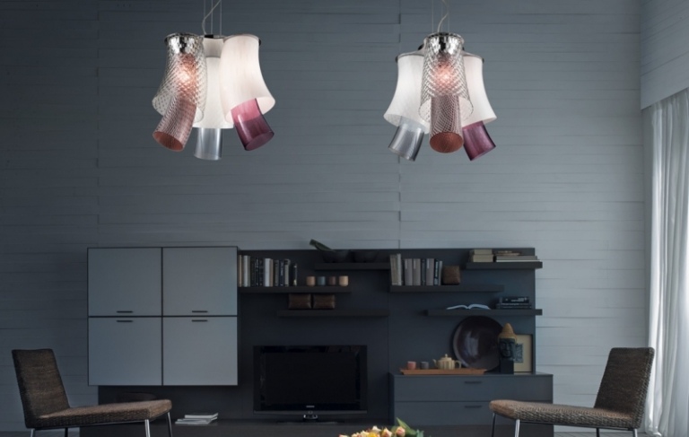 Nastavte nápady pre obývaciu izbu-závesné svetlá-moderné-Vetreria-Vistosi