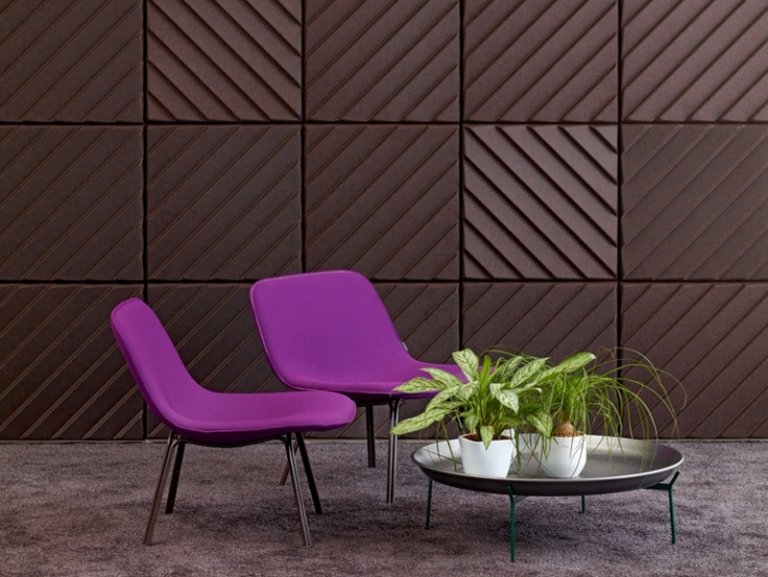 Obývacia izba-zariadenie stien-obklady-akustické panely-dokonalé