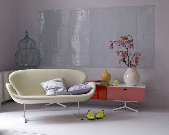 Fengshui dekorácia obývacej izby nápady gauč Fengshui dekorácia dizajnu obývačky