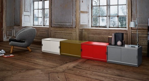 Nábytok do obývačky s bočnicami posuvných dverí Montana