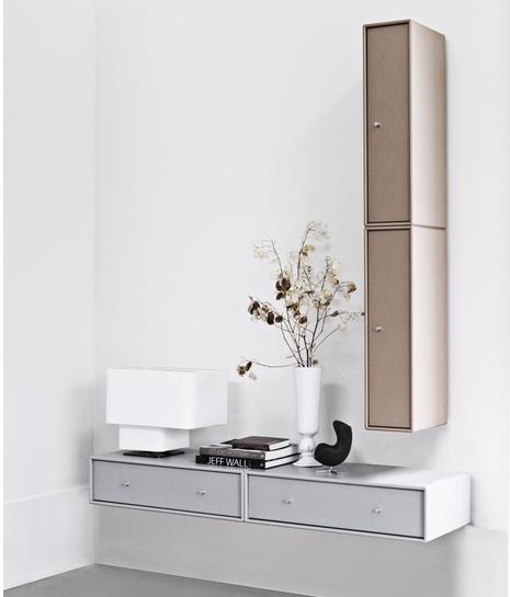 Nábytok do obývačky Nástenné skrinky Montana