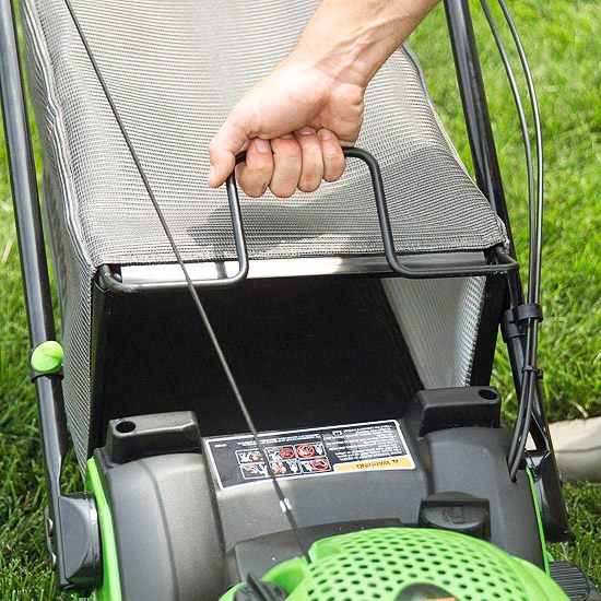 tipy na nákup kosačky na trávu zberný kôš vrece ručné elektrické Tipy na nákup kosačky na trávu, ručný elektrický model