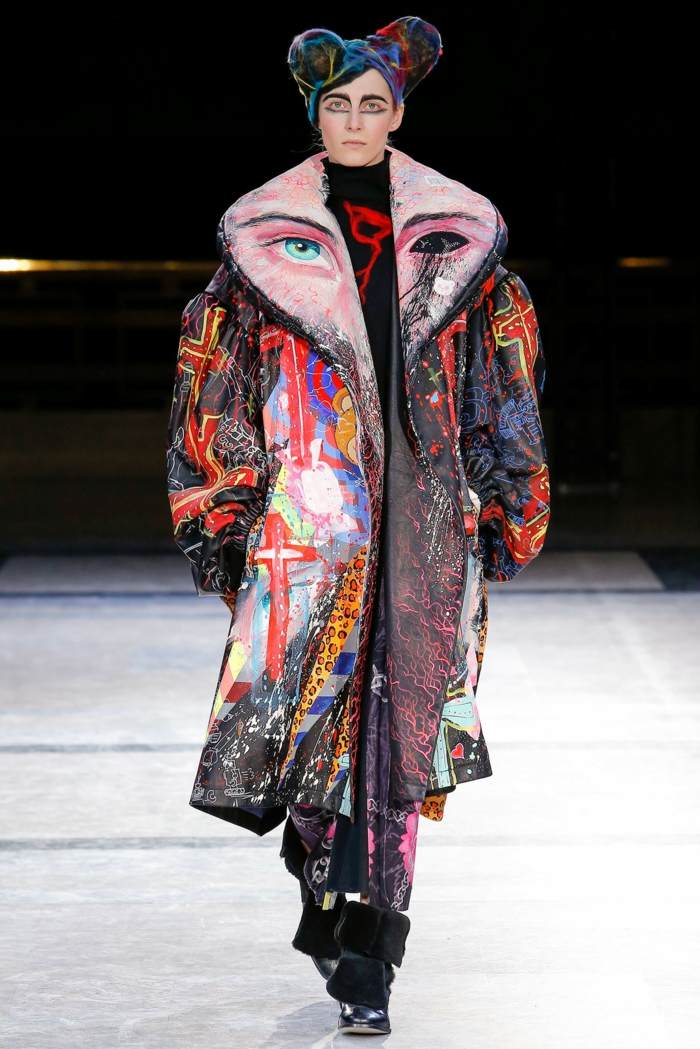 Gotická ikonografia na kabátoch druhá polovica tváre