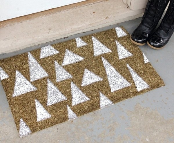 krásna vianočná dekorácia slávnostná ozdoba rohožky