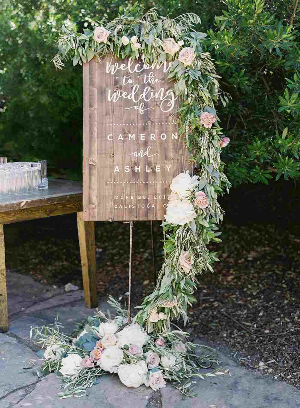 Zeleň plánovanie svadby nápady zdobenie rustikálne DIY