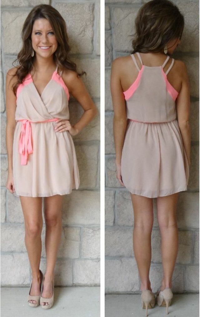 Vzdušné šaty-šifón-s-mašľou v páse