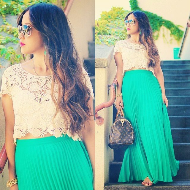 Vrchná časť čipkových slnečných okuliarov farby šampanského