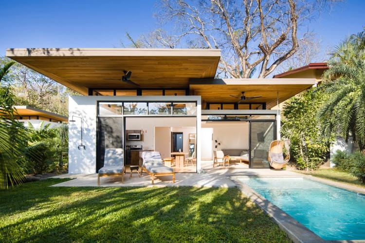 prázdniny prázdniny exotický bazén bungalov