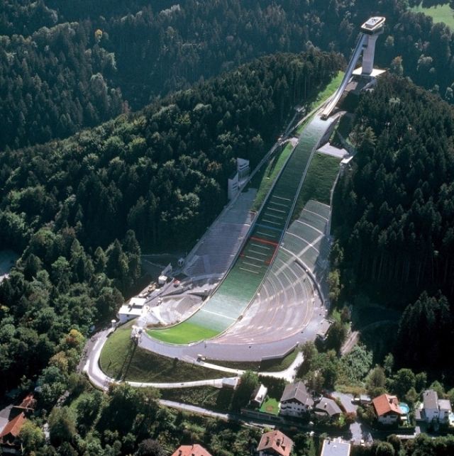 -Bergisel Innsbruck-Rakúsko Skokanský mostík-Four Hills TourneeZaha-Hadid