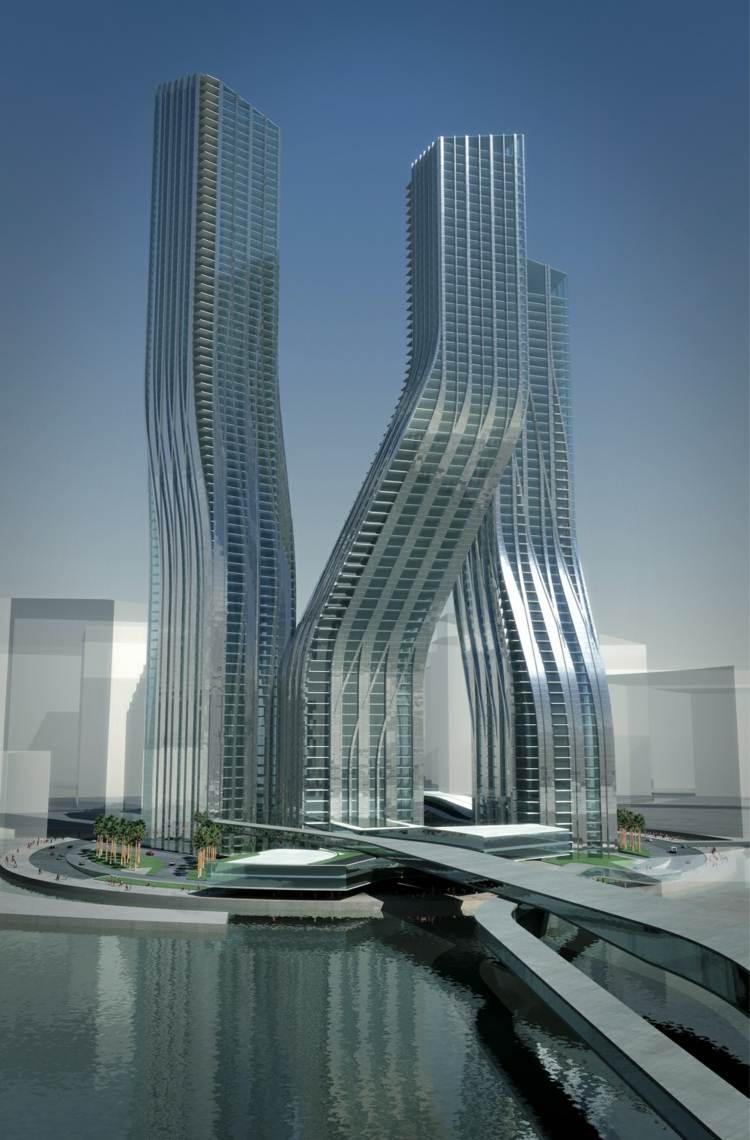 design-zaha-hadid-dance-tower-project-dubai-metal-optics-sea