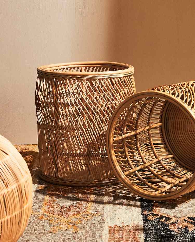 Košík Zara Home 2020 s vlnovým vzorom