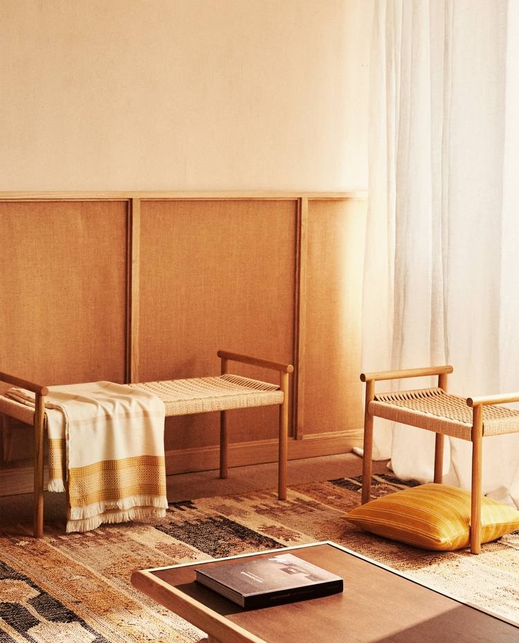 Internetový obchod Zara Home Möbel Lavička v dvoch veľkostiach