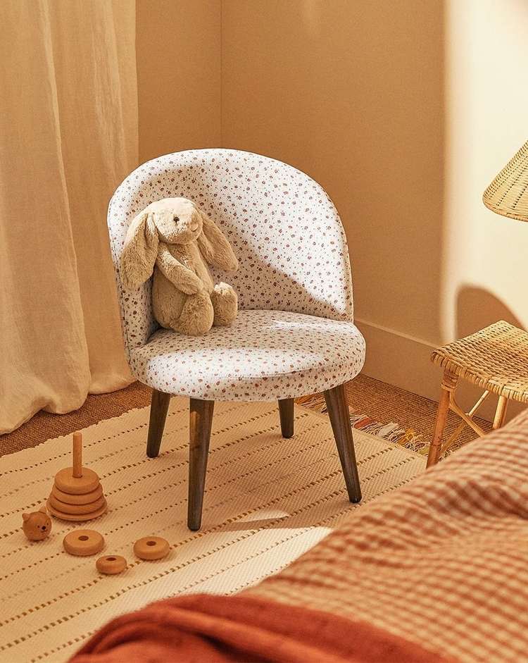 kvetinové detské kreslo od zara home