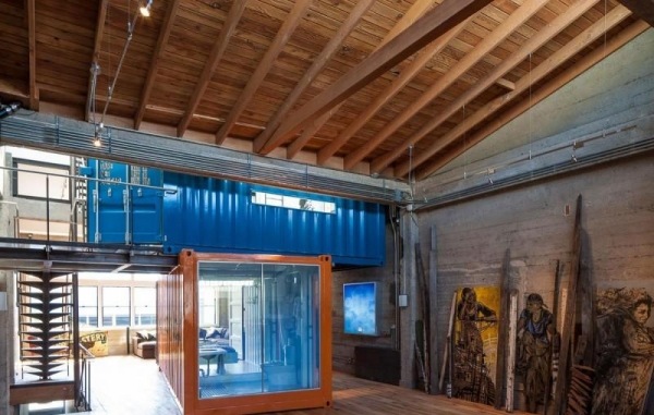 Štýl vybavenia prepravného kontajnera SF-Loft