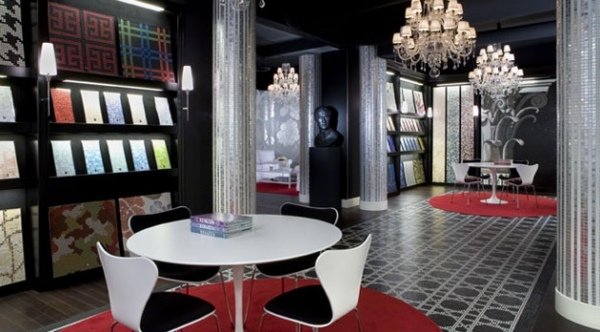 Veľkolepý luster Showroom-mozaiky Bisazza