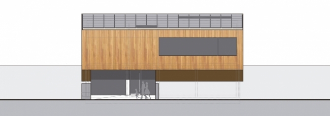 Bočný pohľad na dom Annen-Farschweiler Moderný dom bočný pohľad Annen-Farschweiler