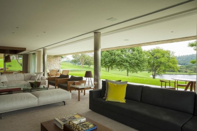 Rezidencia Sao Paulo Itatiba polootvorený obytný pavilón na sedenie