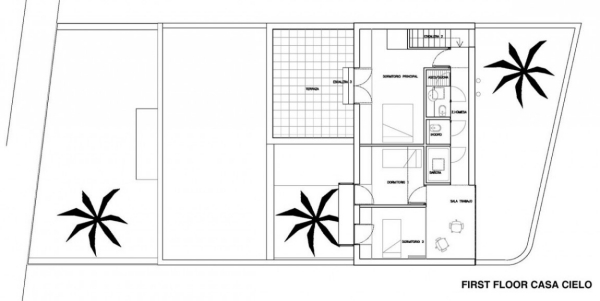 Dom Torreaguera Atresados ​​pohľad zhora
