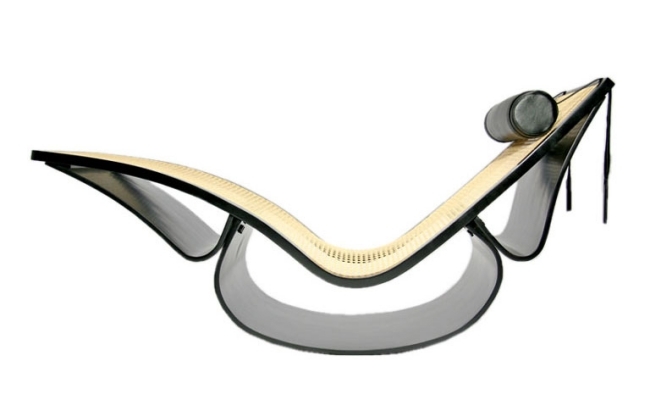 Klasický dizajn ležadiel, architekt Rio-Oscar Niemeyer